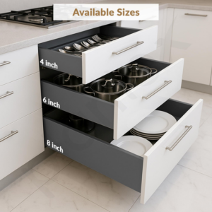 Soft Close Tandem Box for Modular Kitchen/Tandem Basket